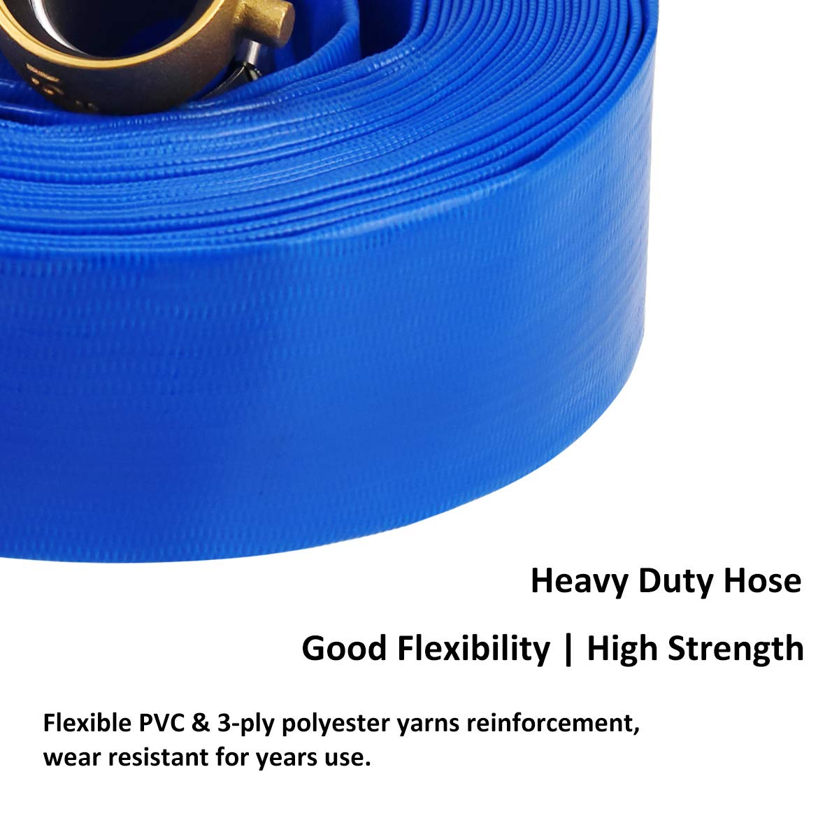 Flexible PVC structure of Eastrans discharge hose