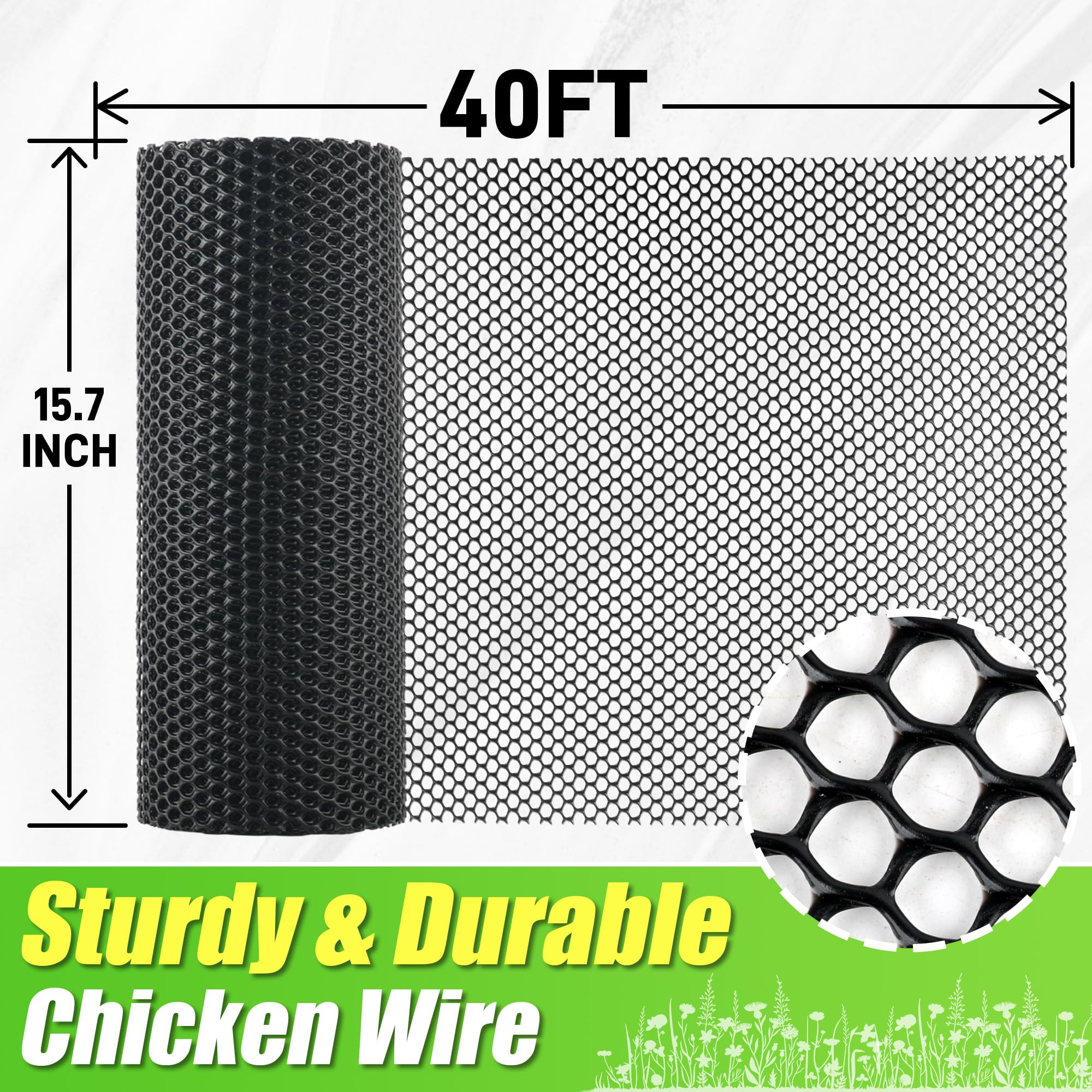 Flexible Sumloty chicken wire mesh in outdoor setting