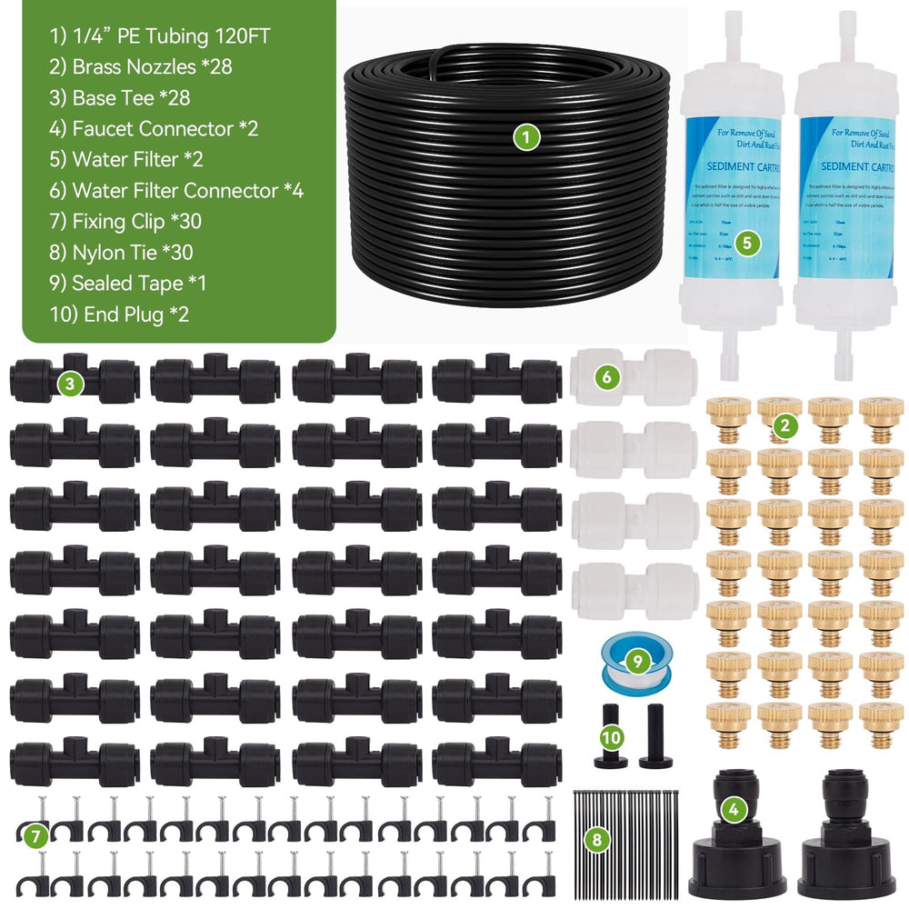 Flexible tubing of Delinlin misting system