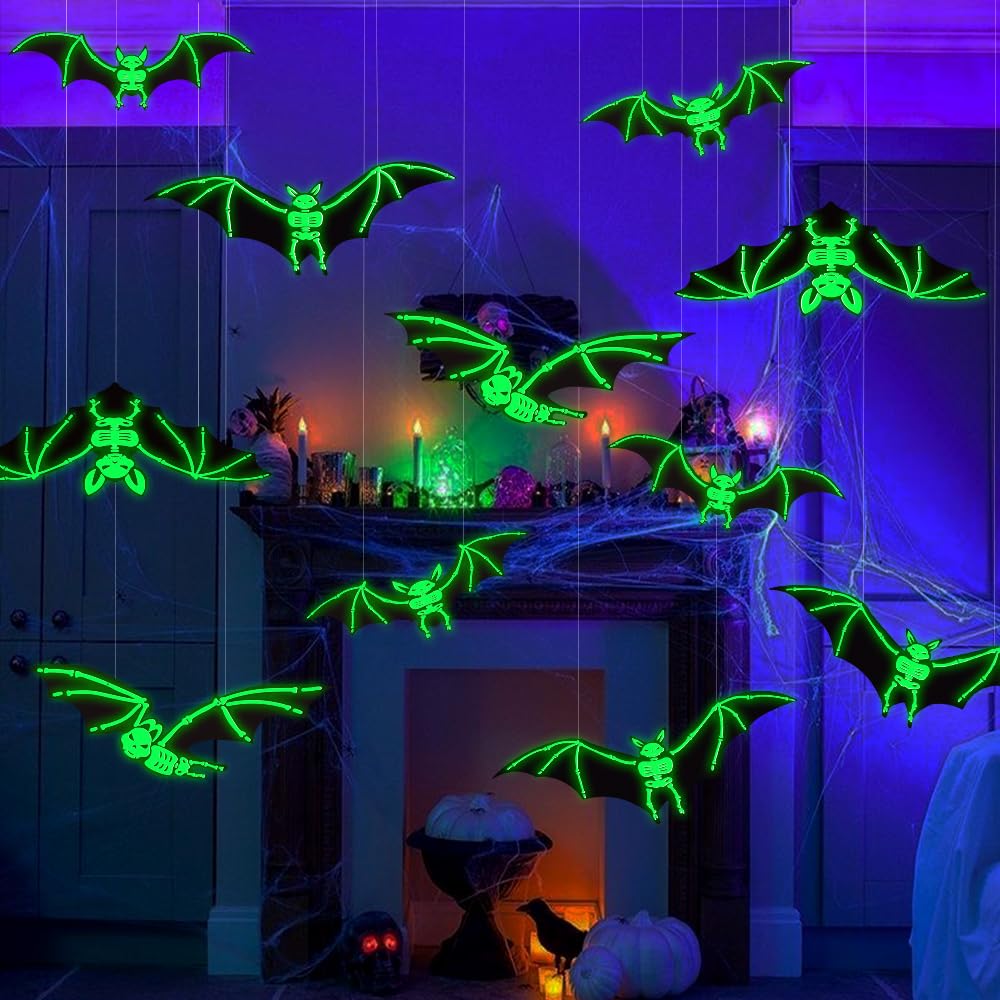 Flexible waterproof material of Vellibring Halloween bats
