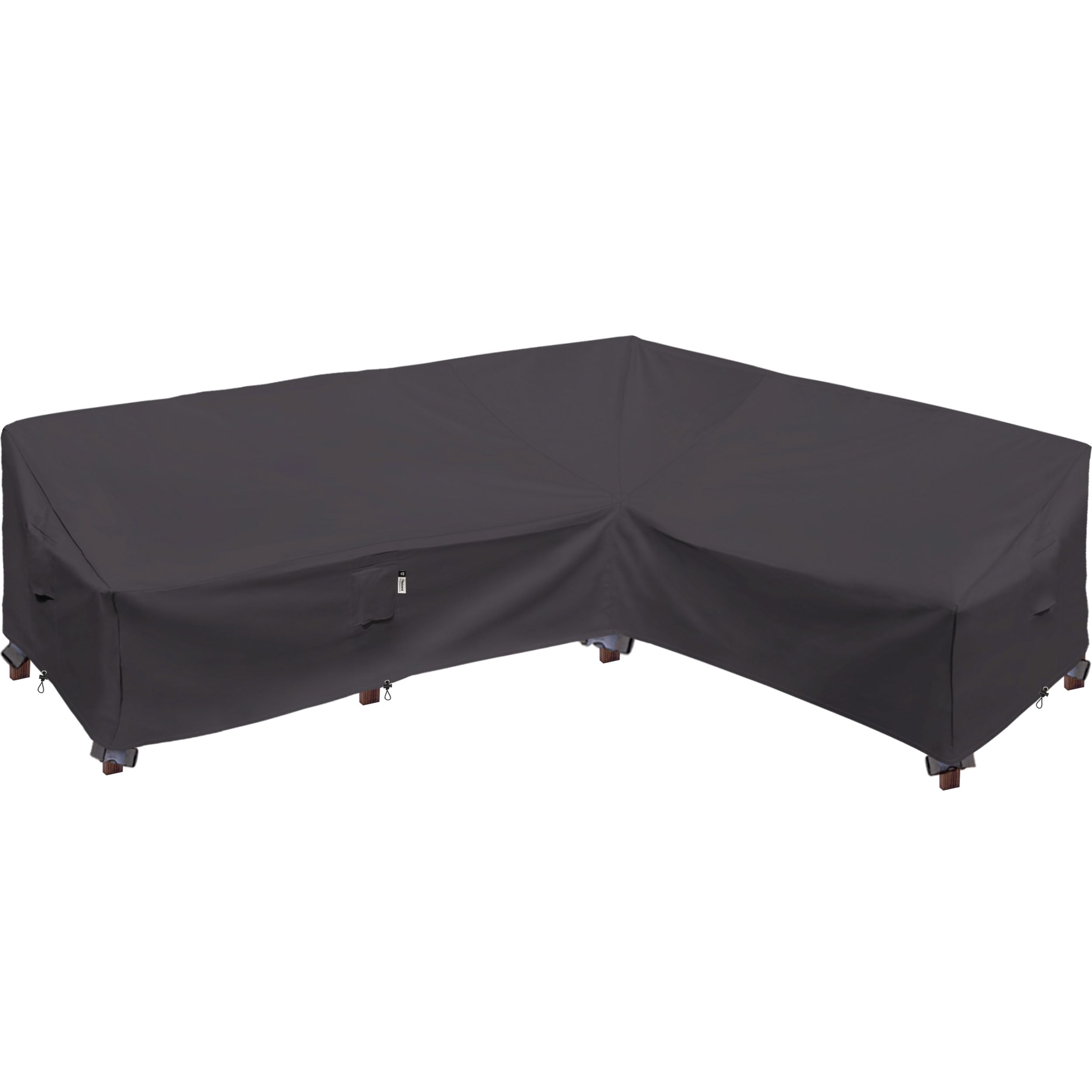 Flexiyard Heavy Duty Outdoor Sectional Sofa Cover in Storm Grey