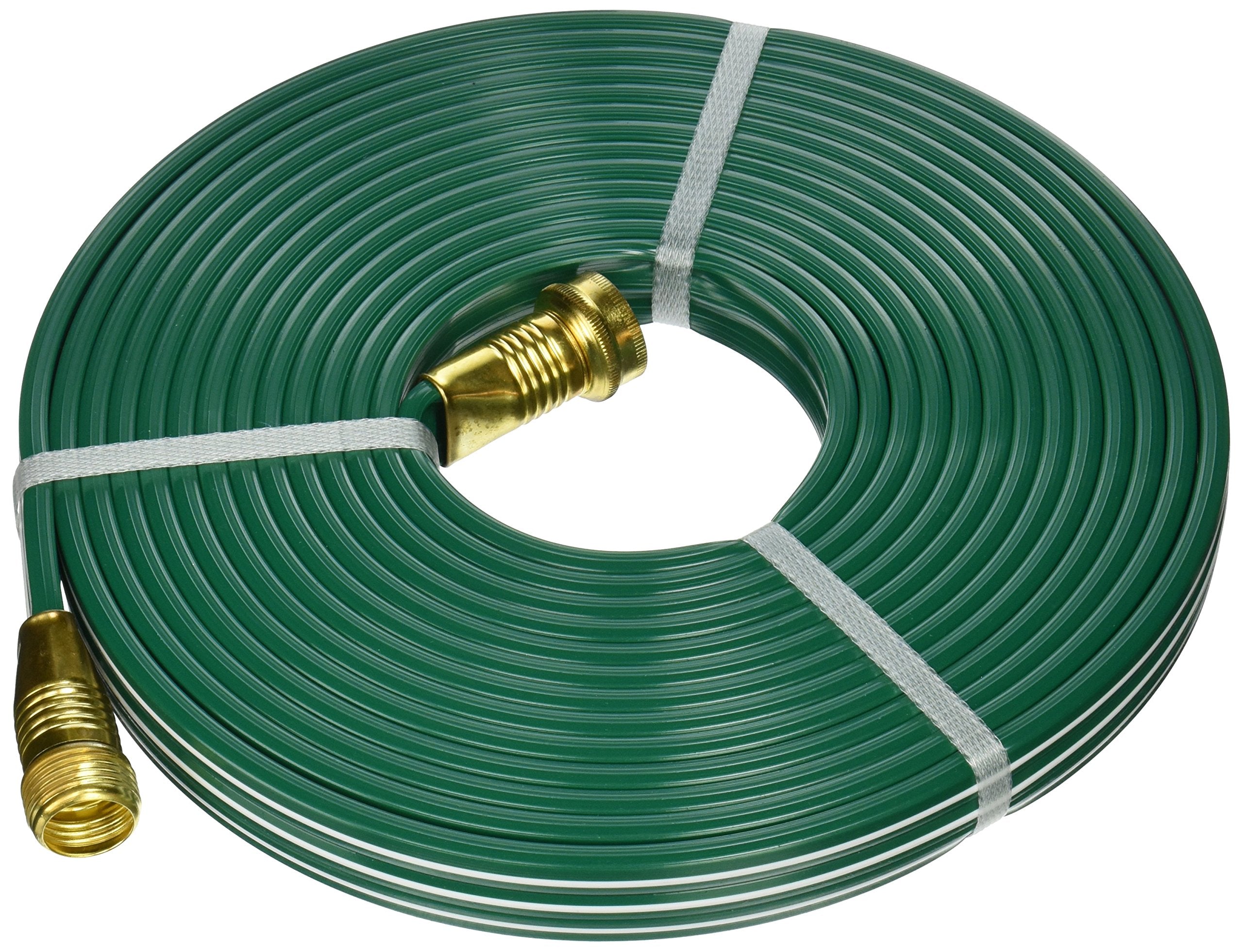 Flexon 25-foot three-tube sprinkler hose in green