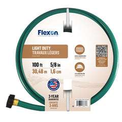 Flexon 5/8-Inch x 100-Foot Garden Hose front view