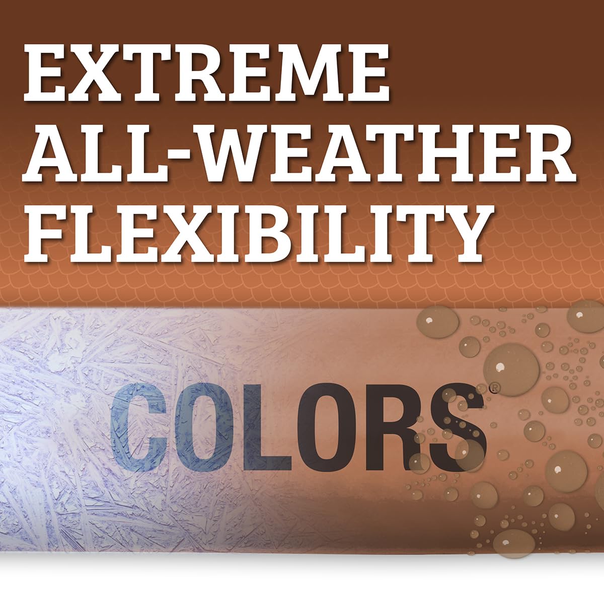 Flexzilla 50ft Garden Hose laid flat on a patio