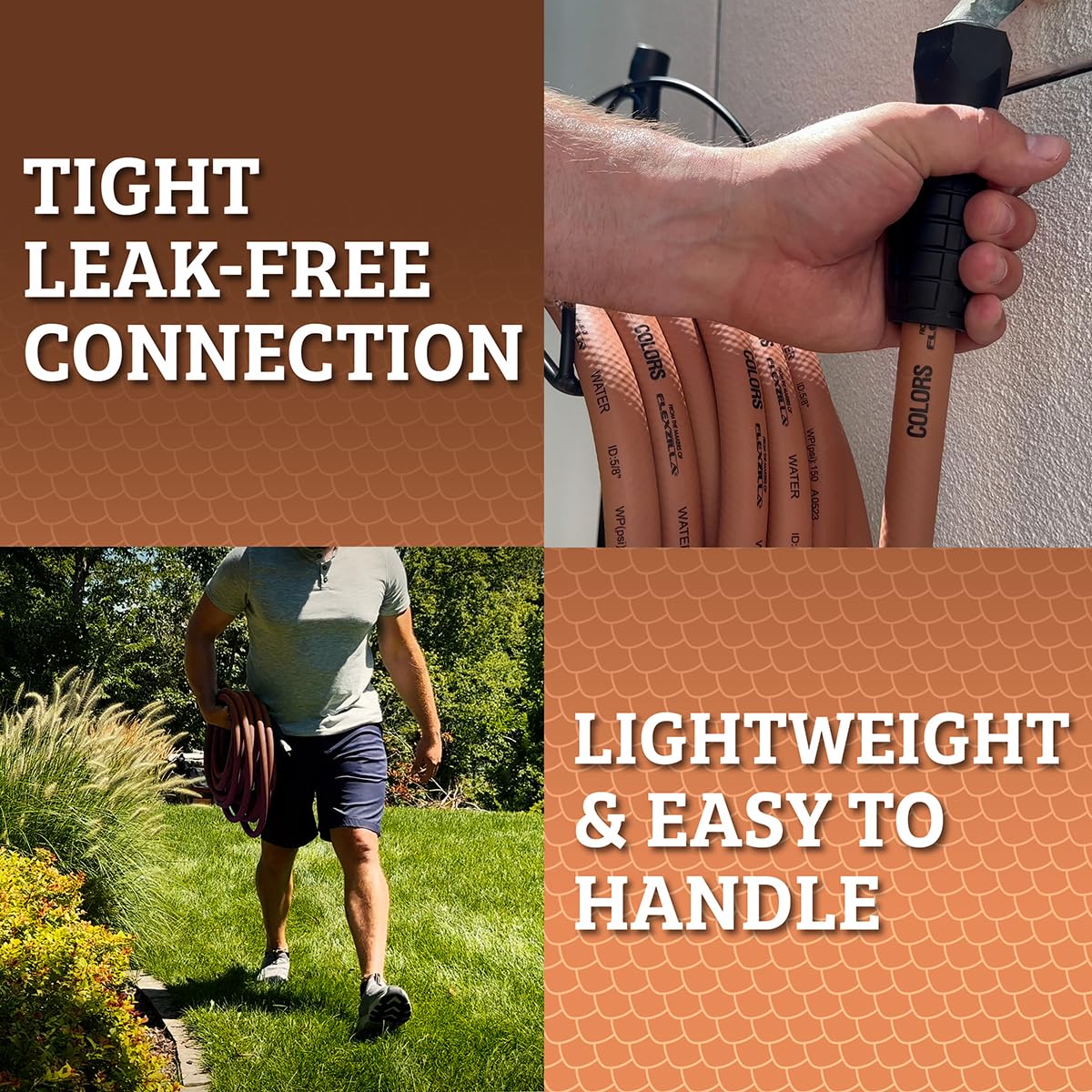Flexzilla 50ft Garden Hose with comfortable grip