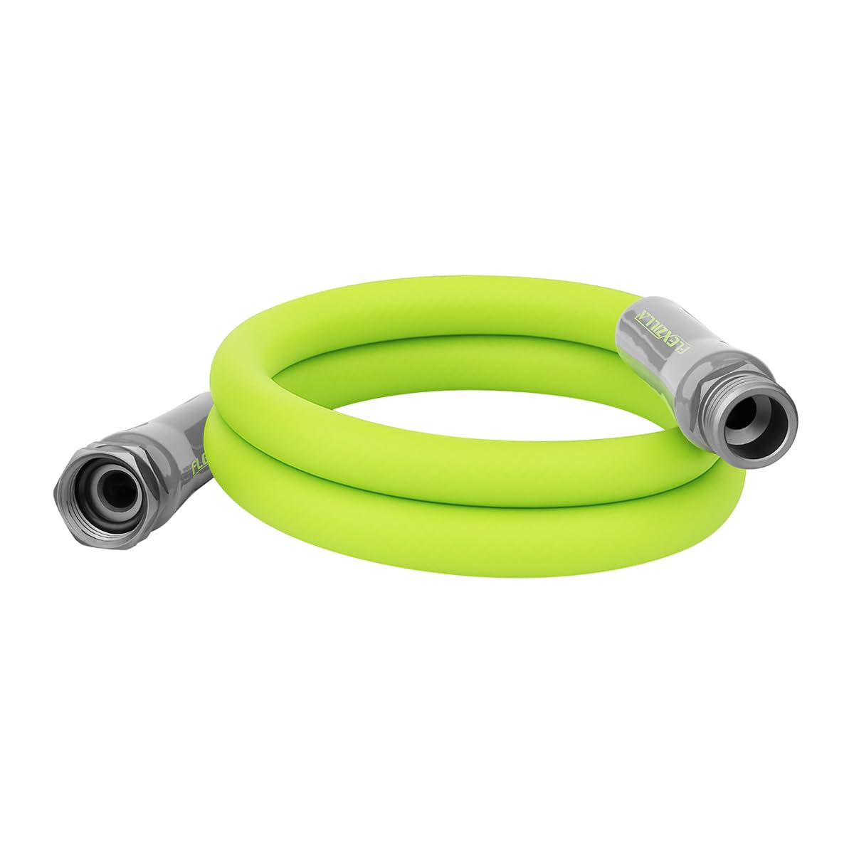 Flexzilla Garden Hose 5ft chartreuse colour front view