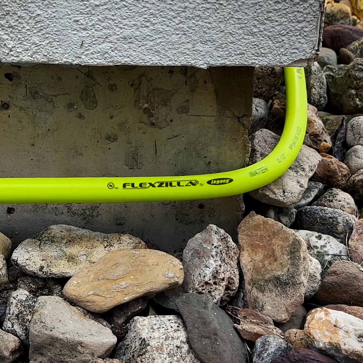 Flexzilla Garden Hose showing its flexibility under pressure