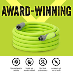 Flexzilla Garden Hose showing SwivelGrip connection