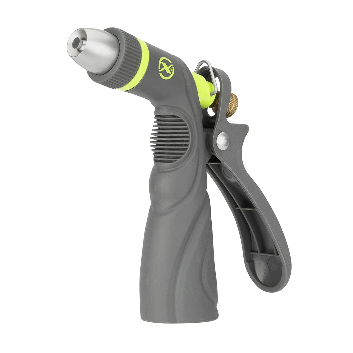 Flexzilla Metal Adjustable Pistol Grip Garden Hose Nozzle front view