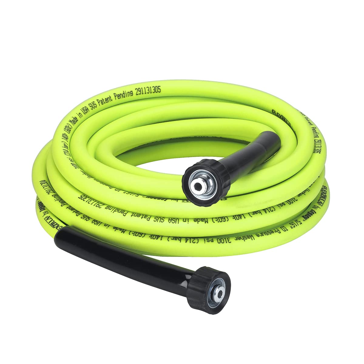 Flexzilla Pressure Washer Hose 5/16 in x 25 ft ZillaGreen front view