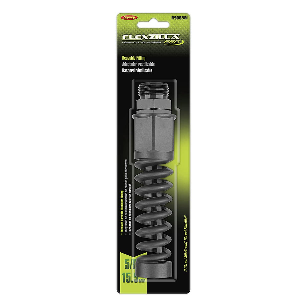 Flexzilla Pro Reusable Fitting Male 5/8 in. side view
