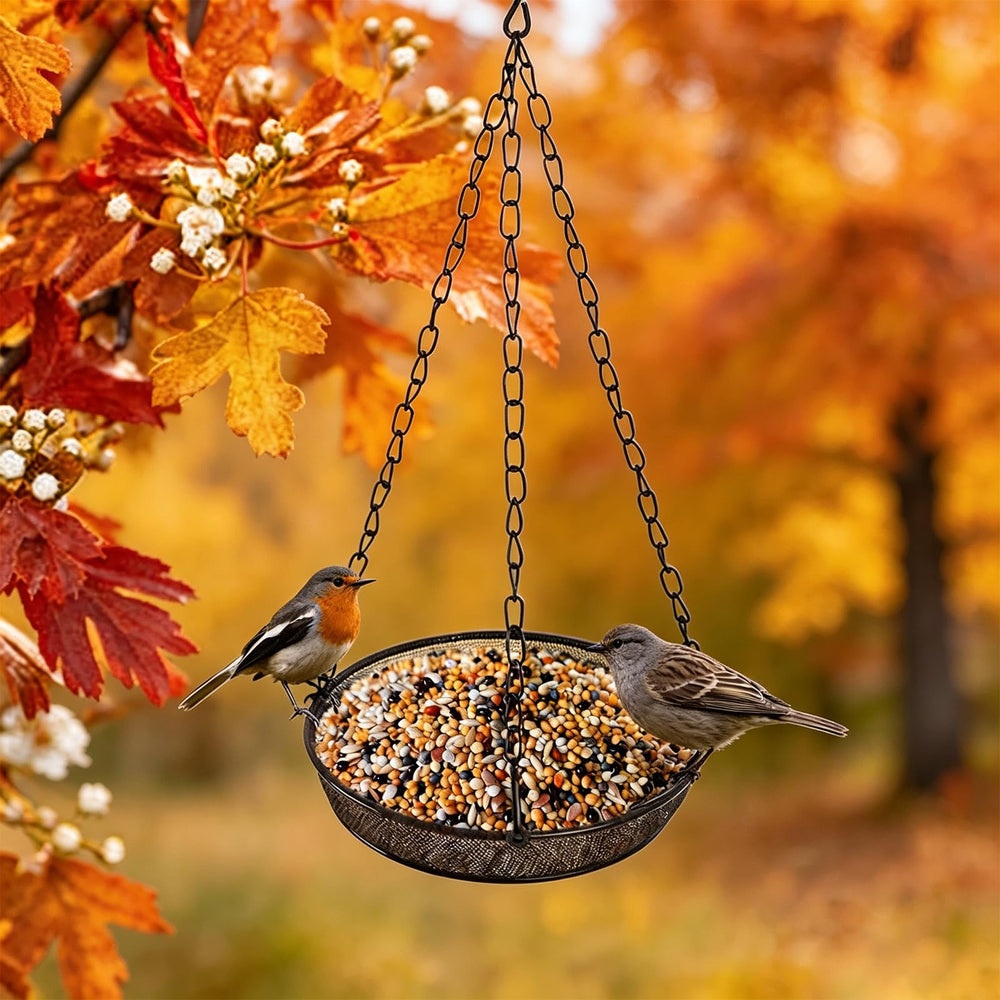 FLINTER bird feeder with S-shaped hooks