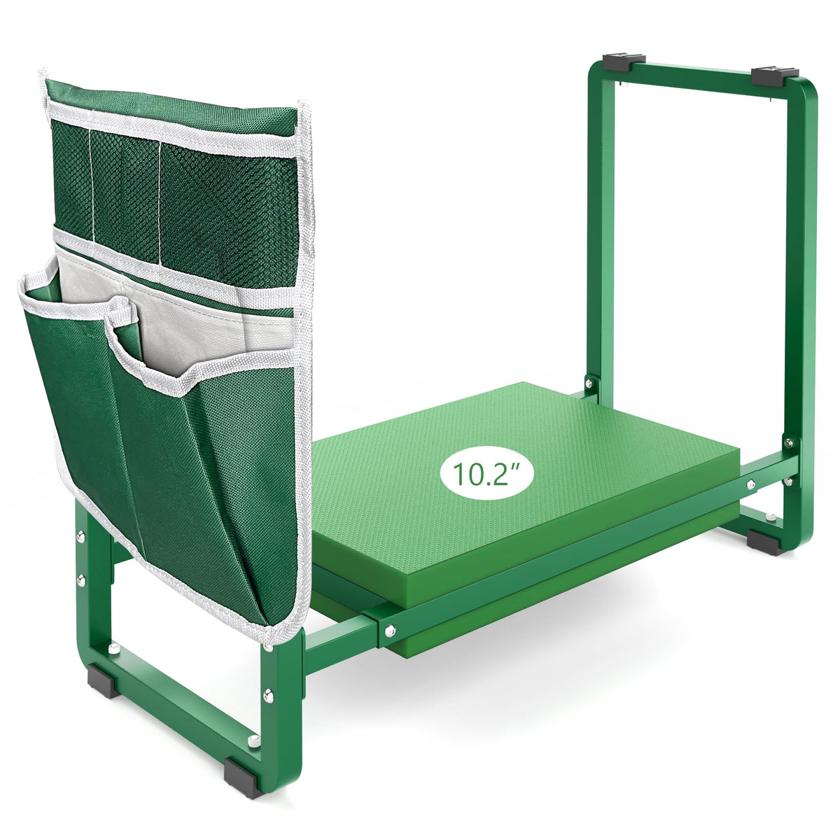 FLINTER Garden Kneeler and Seat in green with EVA cushion