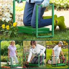FLINTER Garden Kneeler side view with cushion