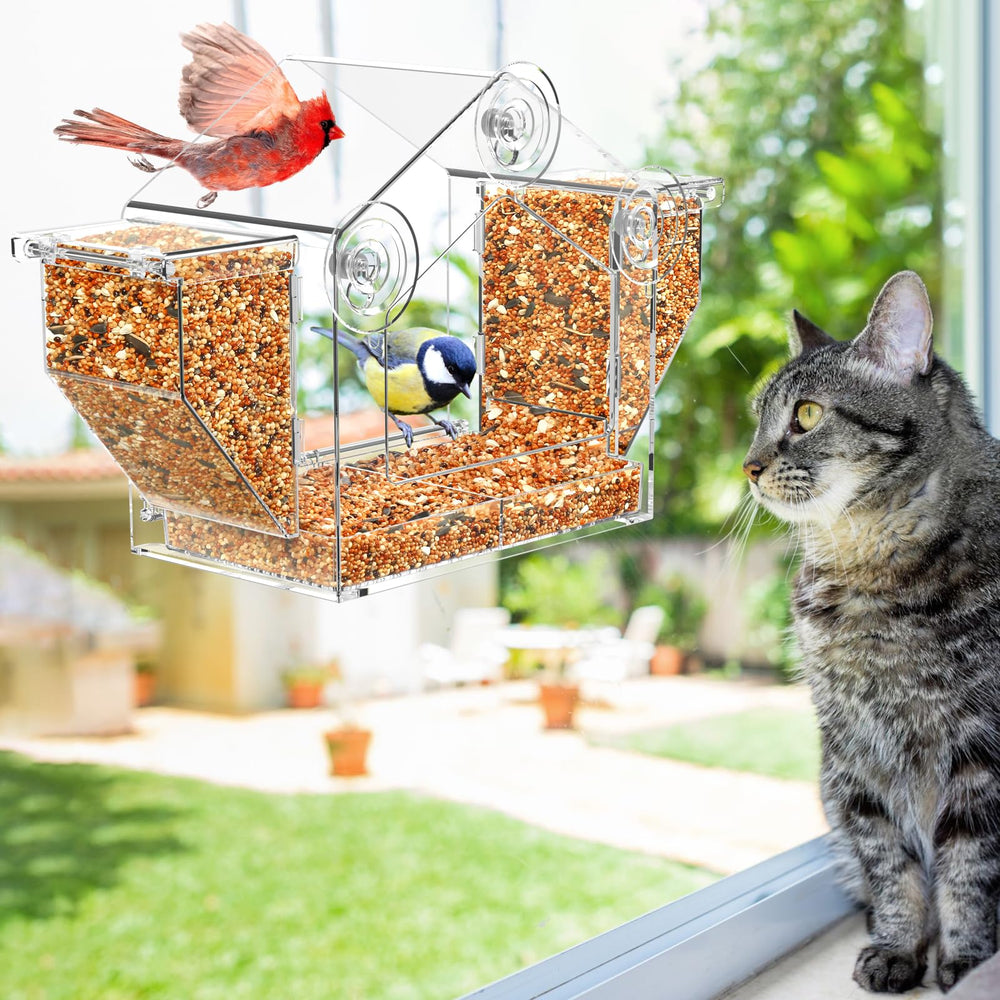 FLINTER Window Bird Feeder packaging details