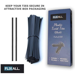 Flixall Twist Ties used to secure cords and cables
