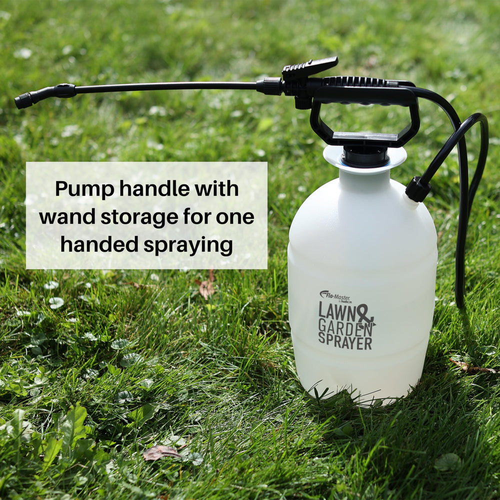 Flo-Master 1 Gallon Tank Sprayer in garden setting