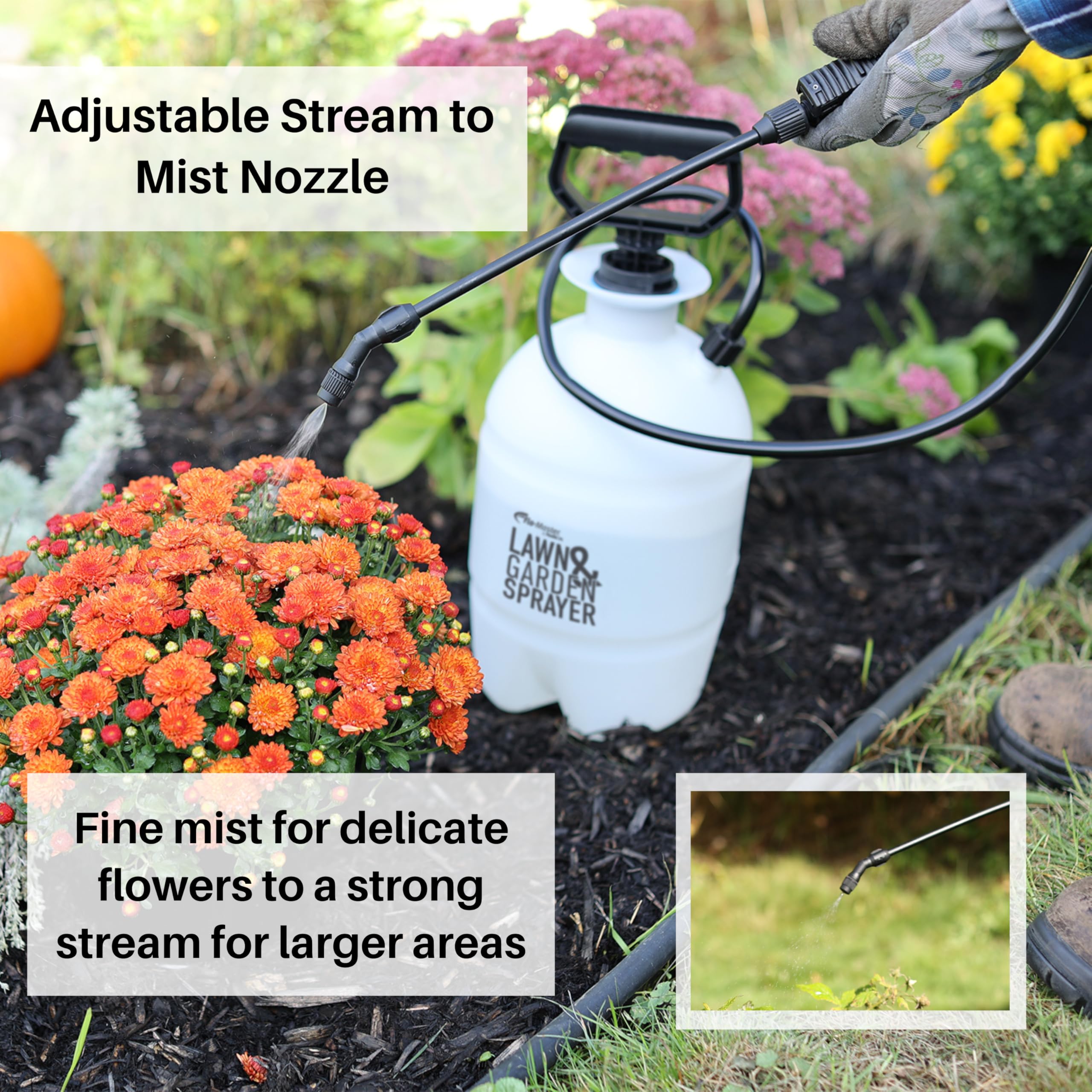 Flo-Master 1 Gallon Tank Sprayer with adjustable nozzle