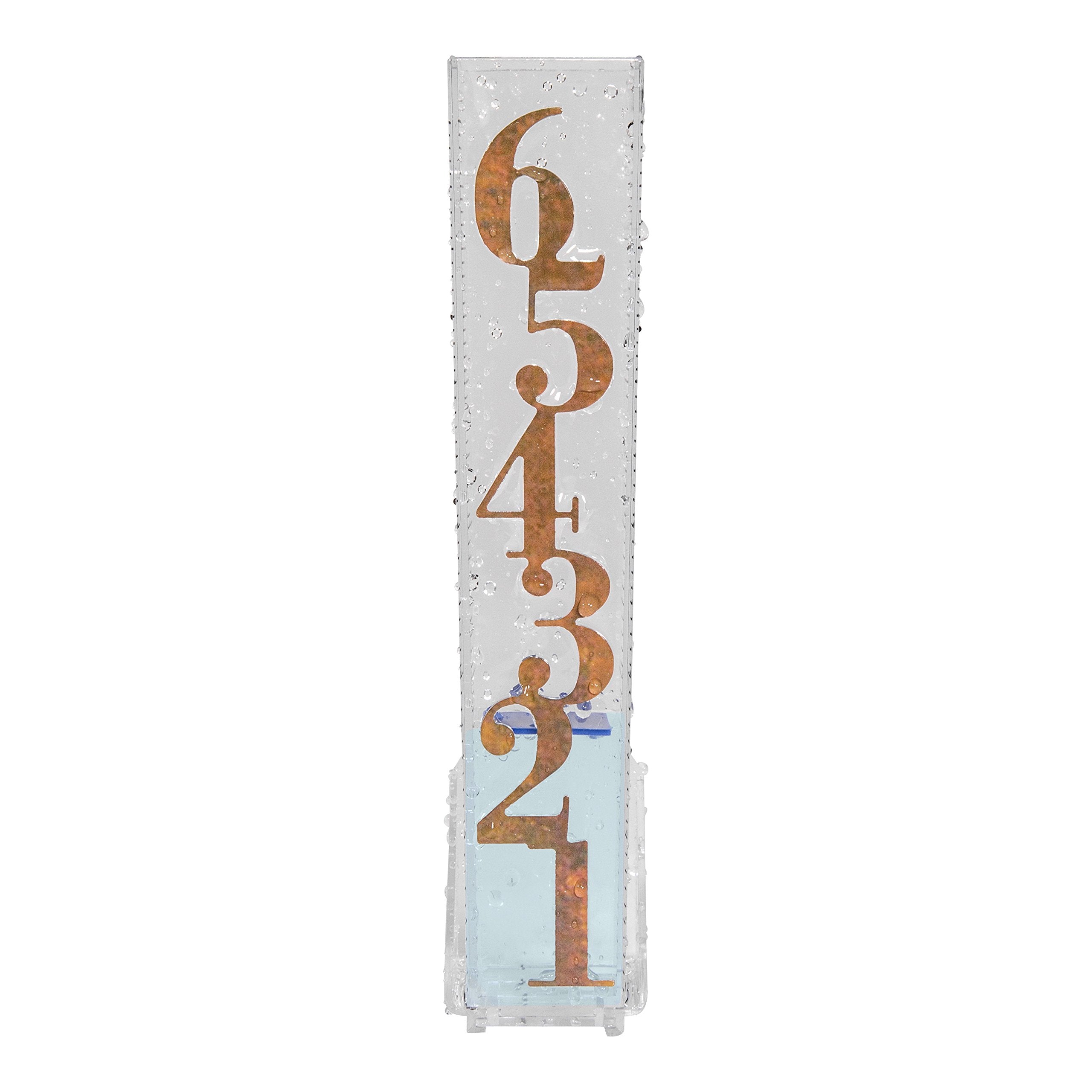 Floating rain marker inside La Crosse rain gauge