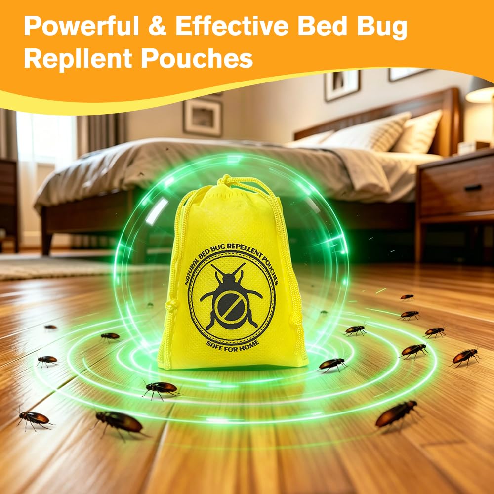 FLODTEEK Bed Bug Repellent Pouches, pack size of 16