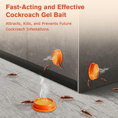 FLODTEEK Cockroach Gel Bait applied in a kitchen corner