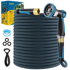 FLOERXIS Non-Expandable Garden Hose 100 ft side view