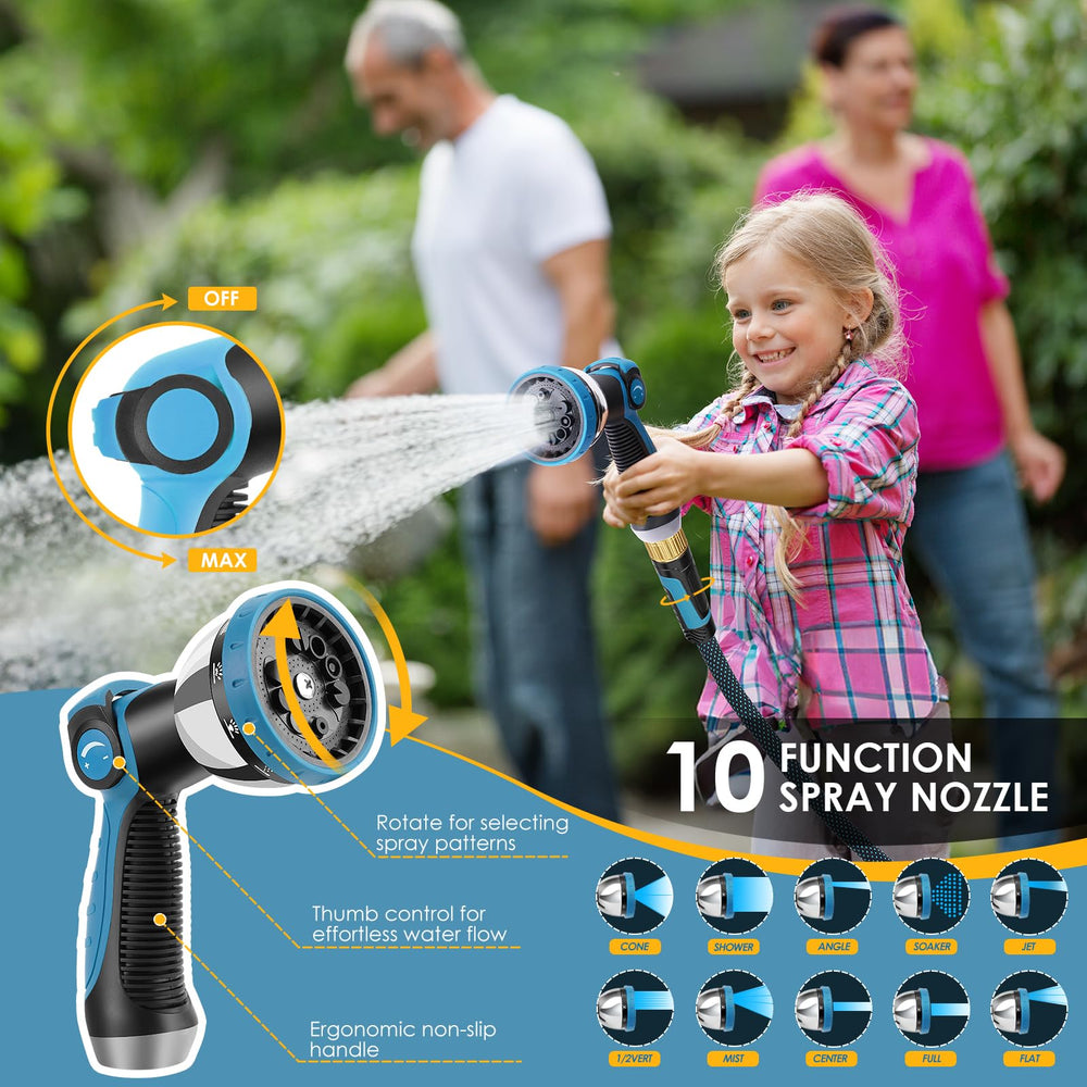FLOERXIS Non-Expandable Garden Hose and storage strap