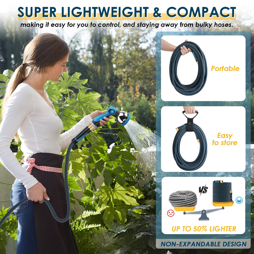 FLOERXIS Non-Expandable Garden Hose packaging