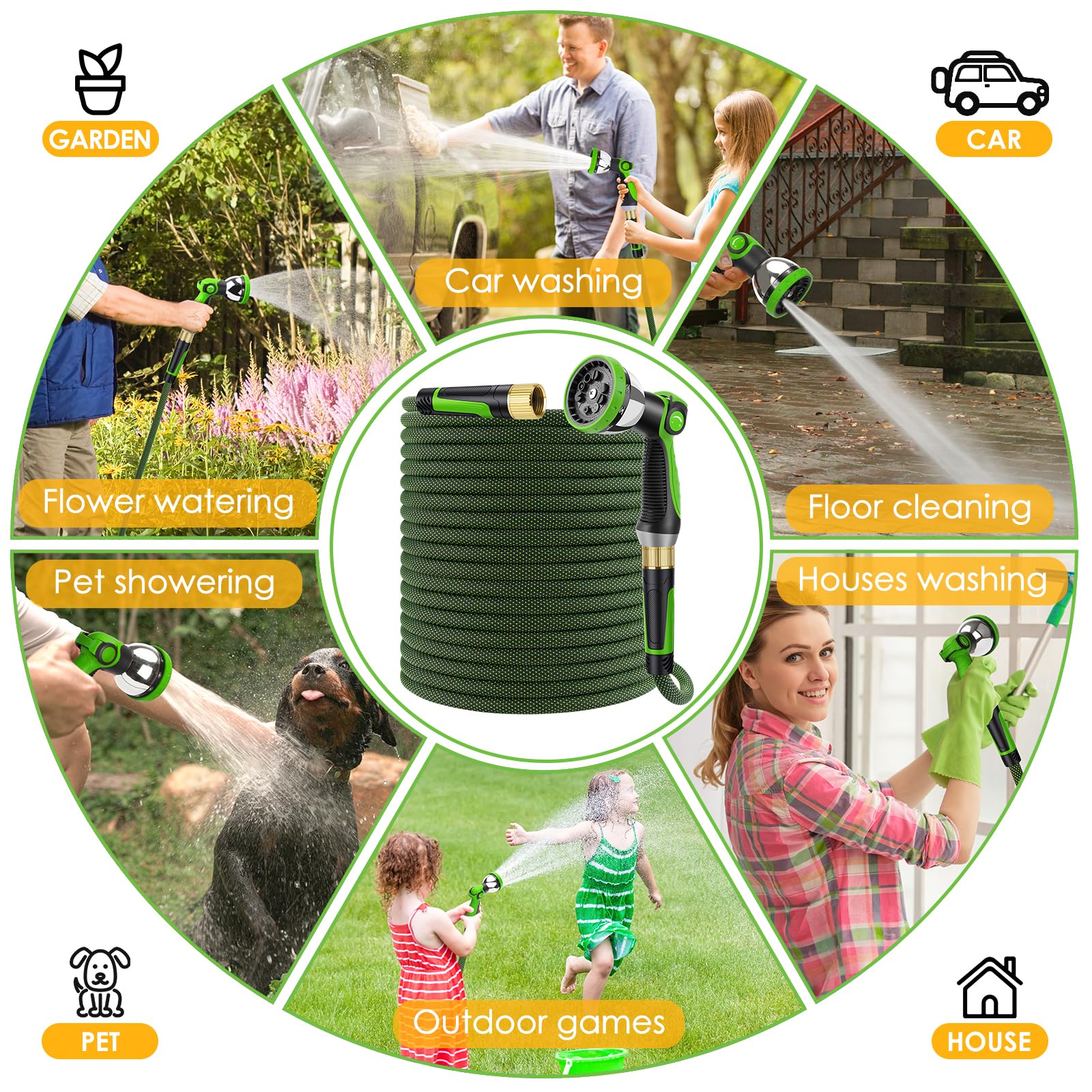 FLOERXIS portable storage strap for garden hose