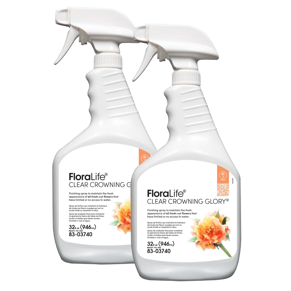 Floralife Clear Crowning Glory 32oz spray bottle front view