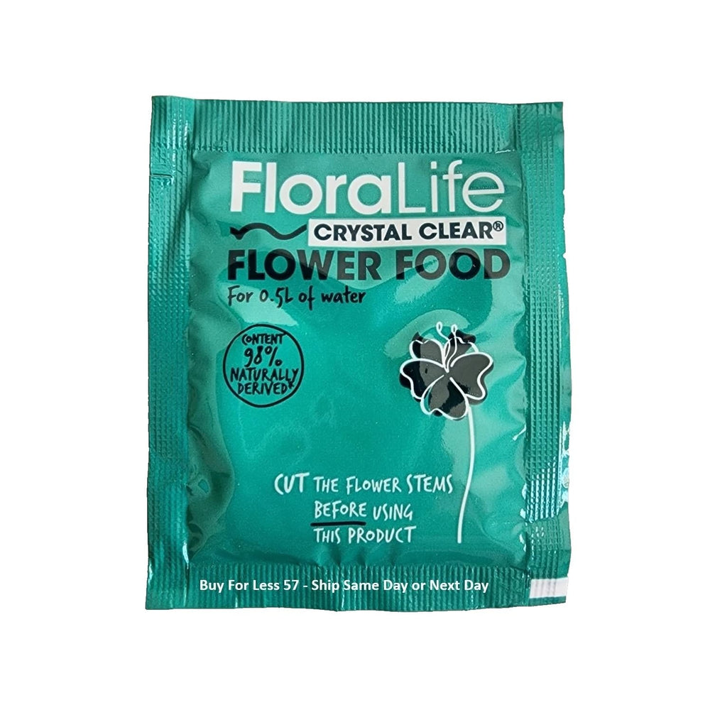 Floralife Cut Flower Food 5g packet side view
