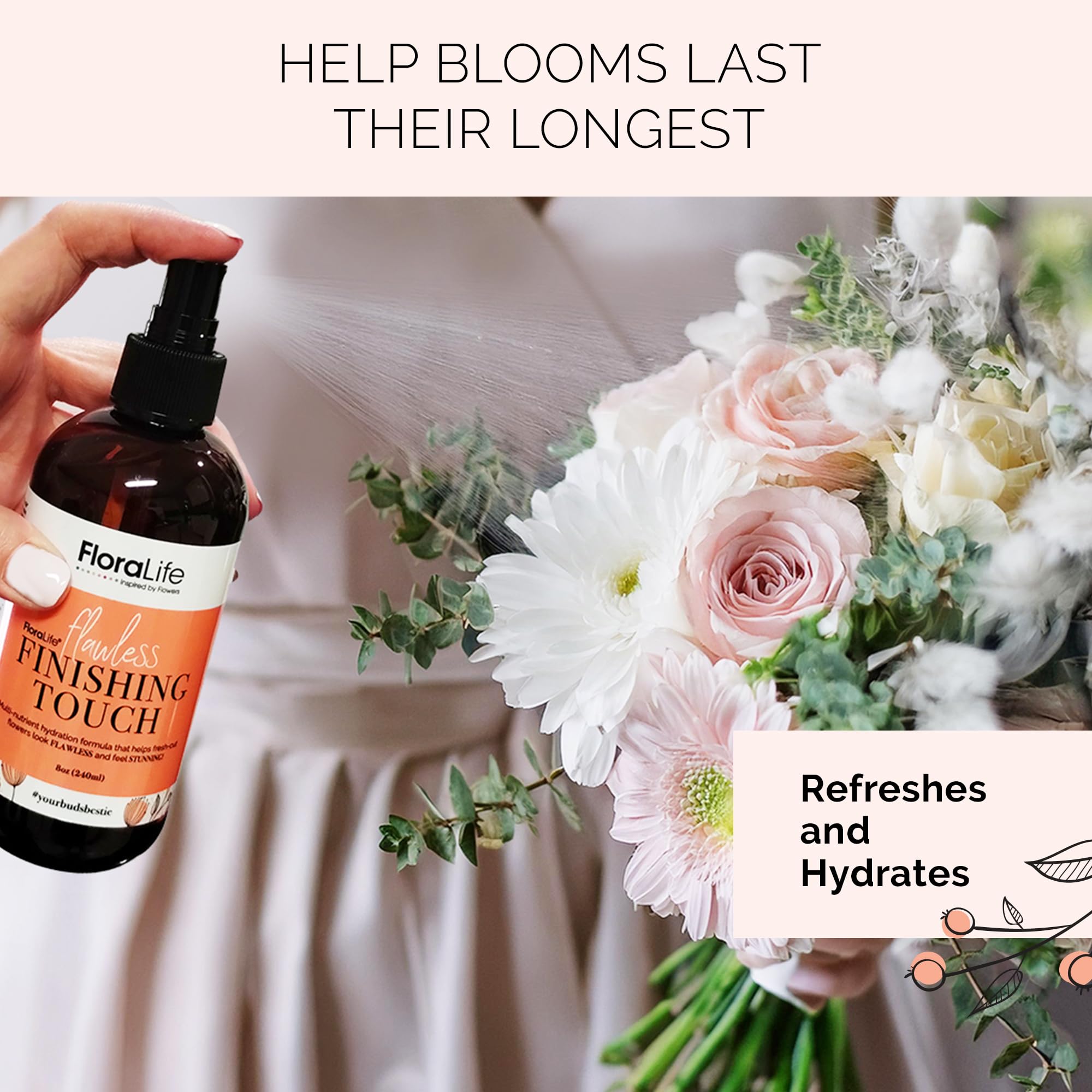 Floralife Finishing Touch Hydrating Spray ingredients list