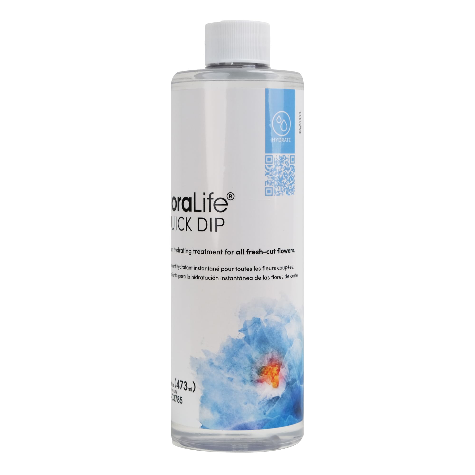 Floralife Quick Dip 16oz in use with fresh flowers
