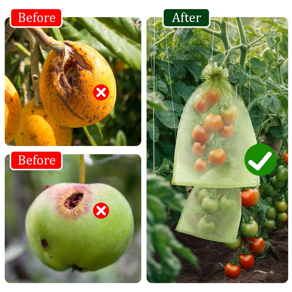 FloraSea 50 PCS fruit protection bags in packaging