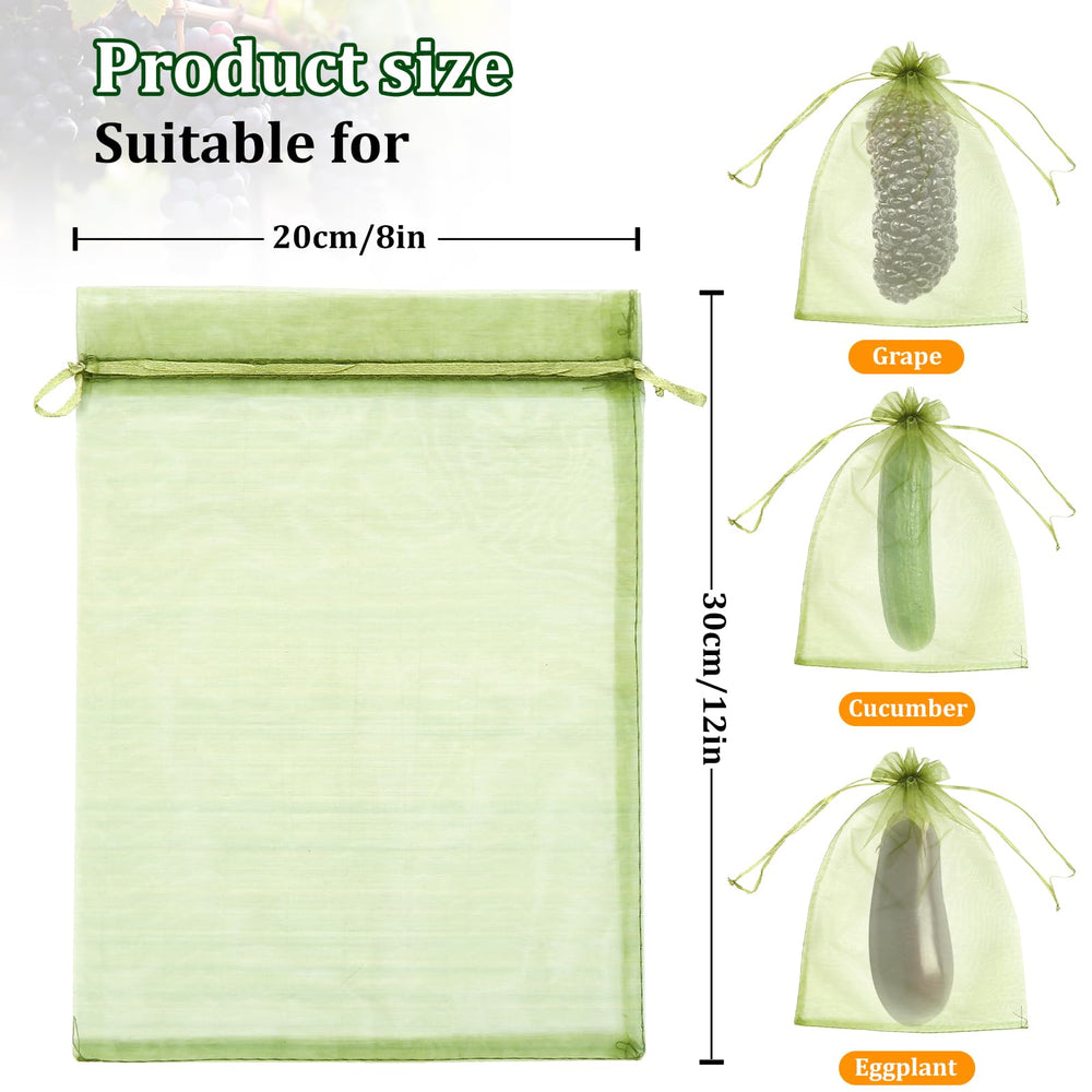 FloraSea fruit protection bags with drawstring closure