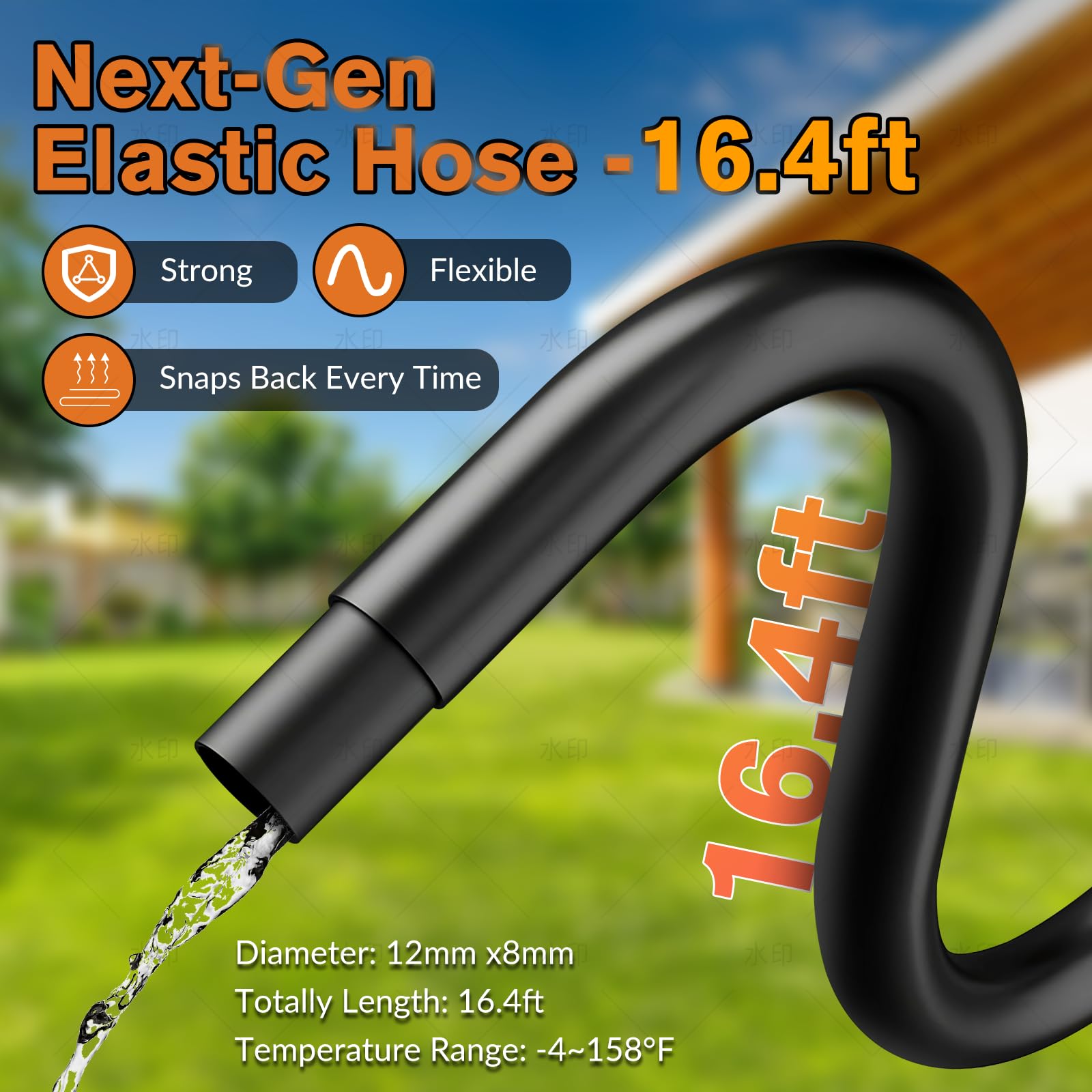 Flouritech cordless pressure washer water inlet adapter