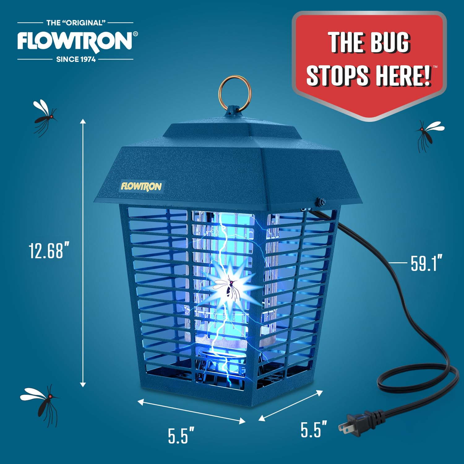 Flowtron Bug Zapper showing control features