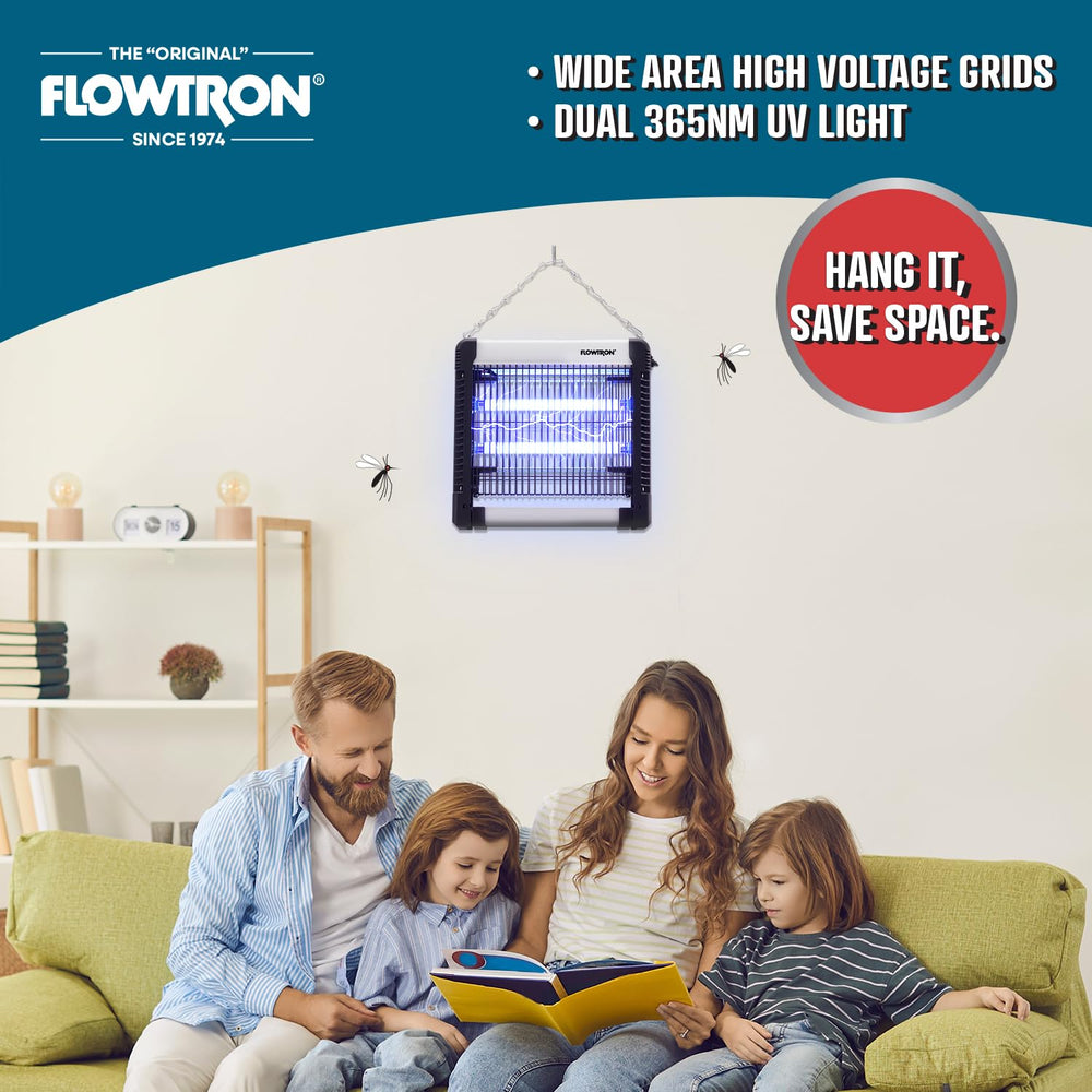 Flowtron Bug Zapper showing ON/OFF switch