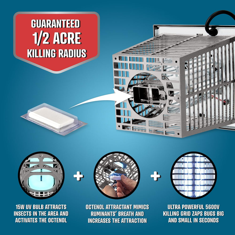 Flowtron Bug Zapper with octenol cartridge included