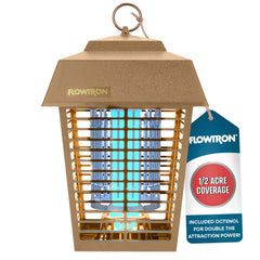 Flowtron Electric Bug Zapper front view in Barley Tan