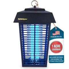 Flowtron Electric Bug Zapper front view with black housing