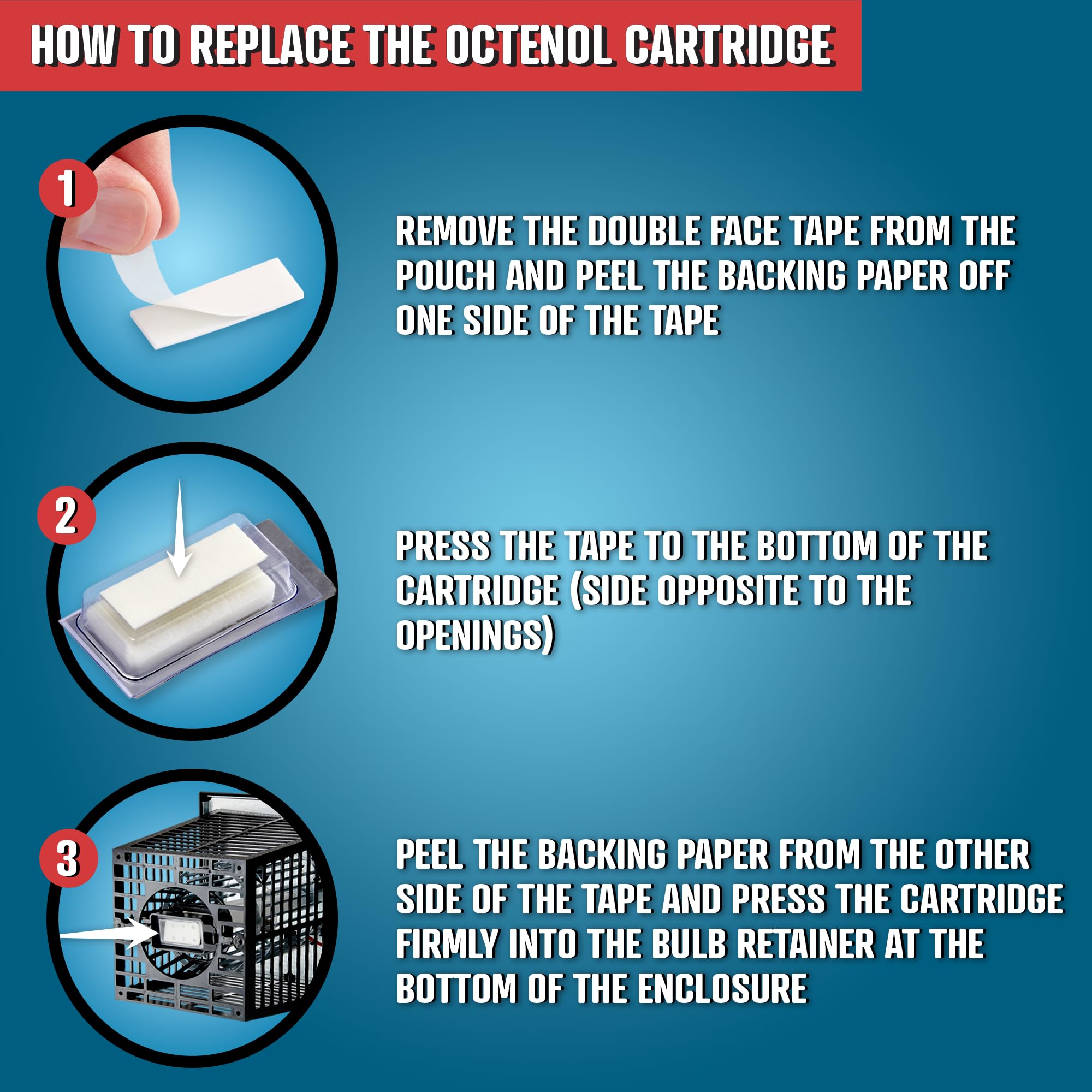 Flowtron Octenol cartridge close-up of the attractant