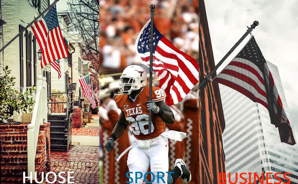 FLY HAWK flag pole packaging and components