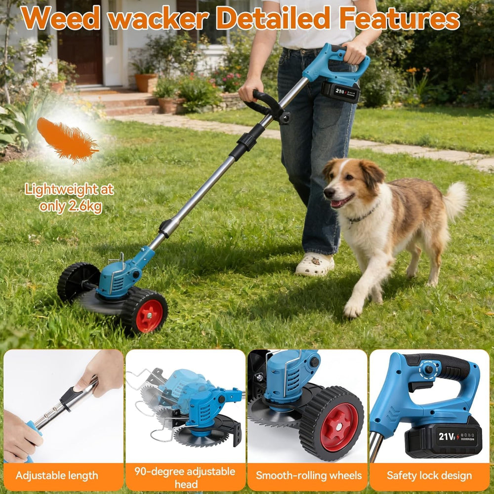 FLYINGJOING Electric Weed Wacker tool kit components