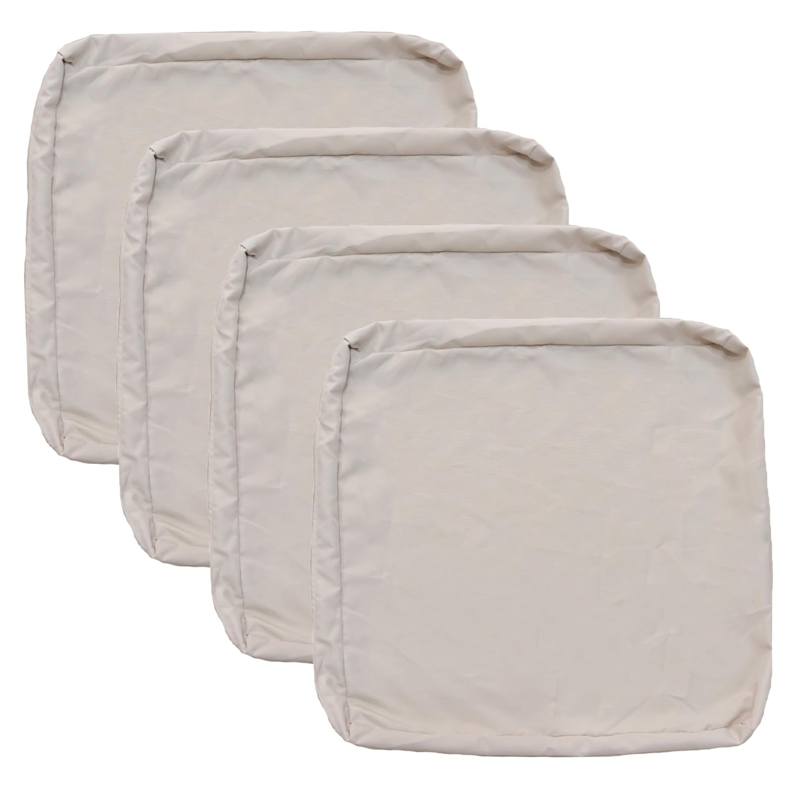 FLYMEI patio cushion cover in apricot colour, front view