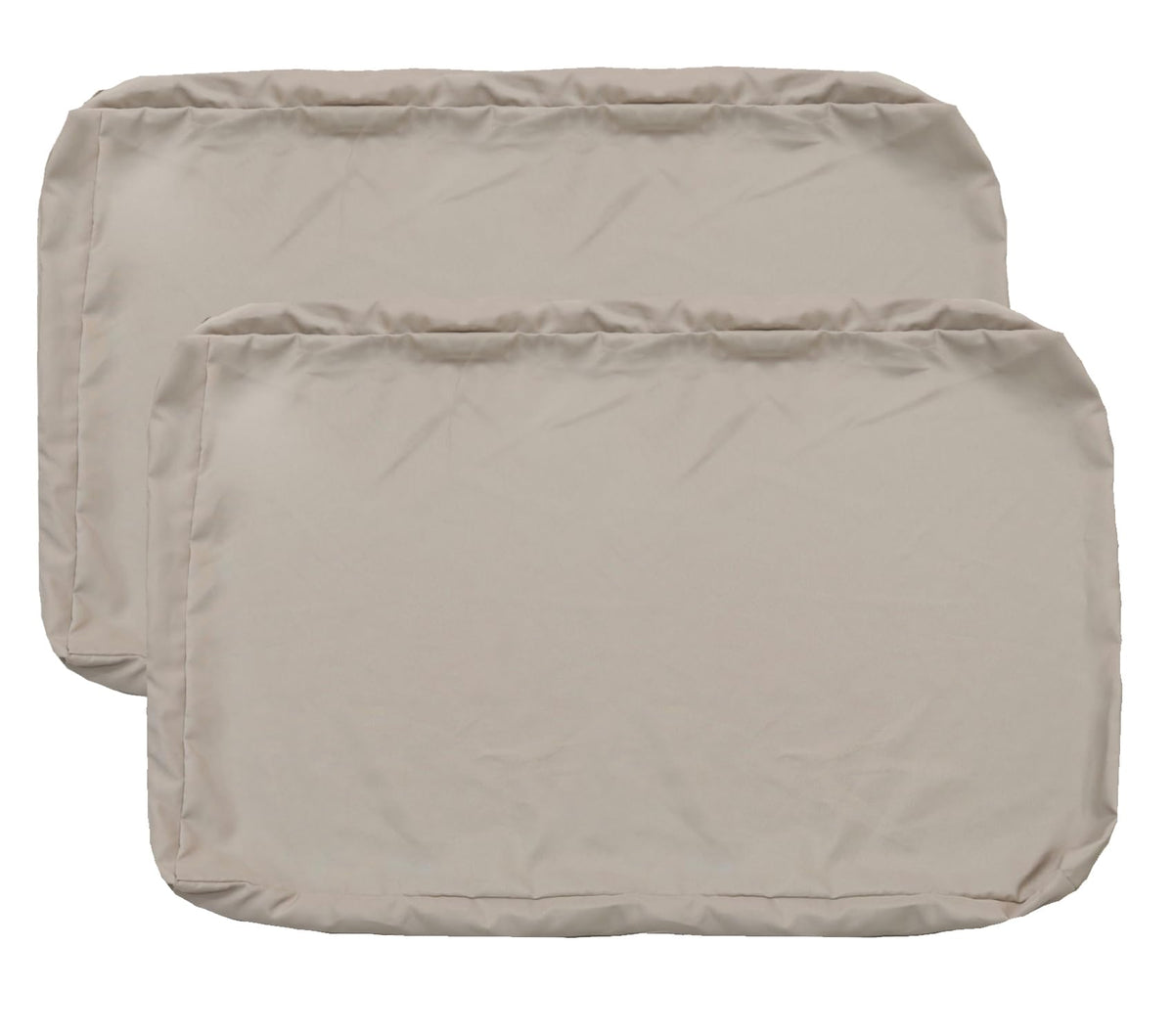 FLYMEI Patio Cushion Covers beige front view