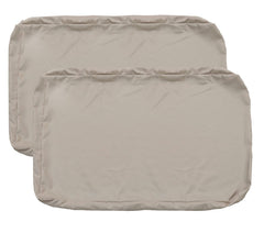 FLYMEI Patio Cushion Covers beige front view