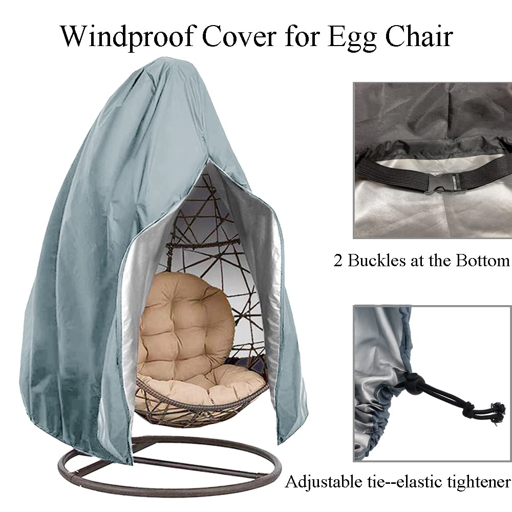 FLYMEI Patio Egg Chair Cover detail of material