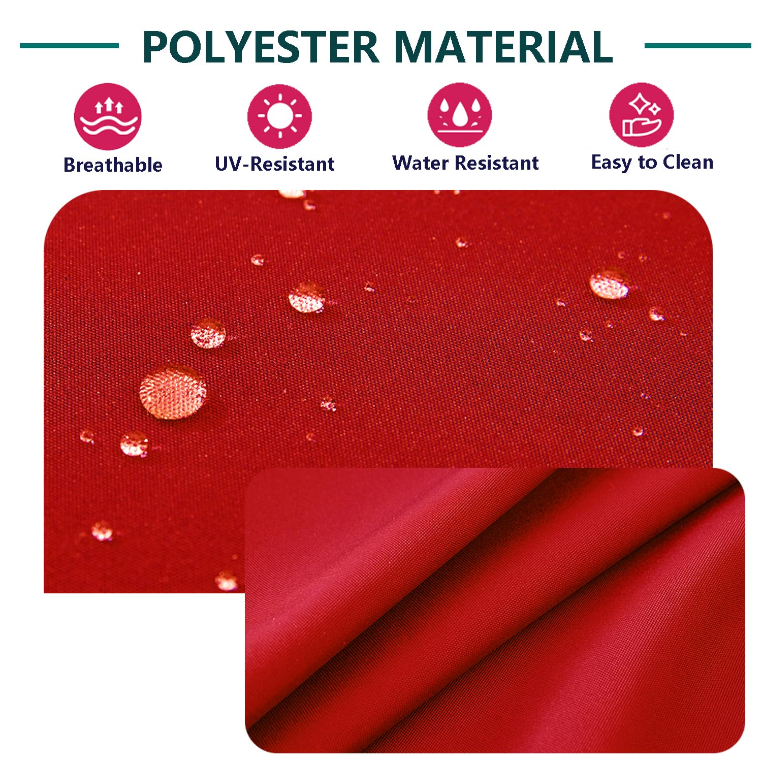 FLYMEI Red Cushion Cover Packaging