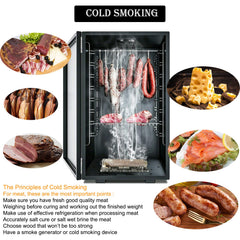 FMOON Pellet Smoker Tube with S-shaped hanging hooks
